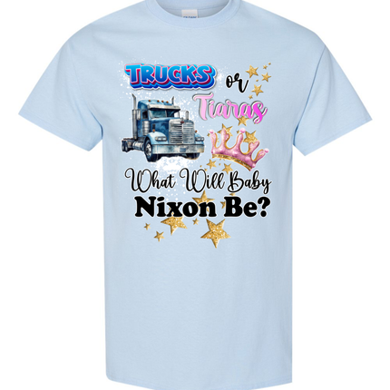 🚚👑 Trucks or Tiaras — What Will Baby Nixon Be?