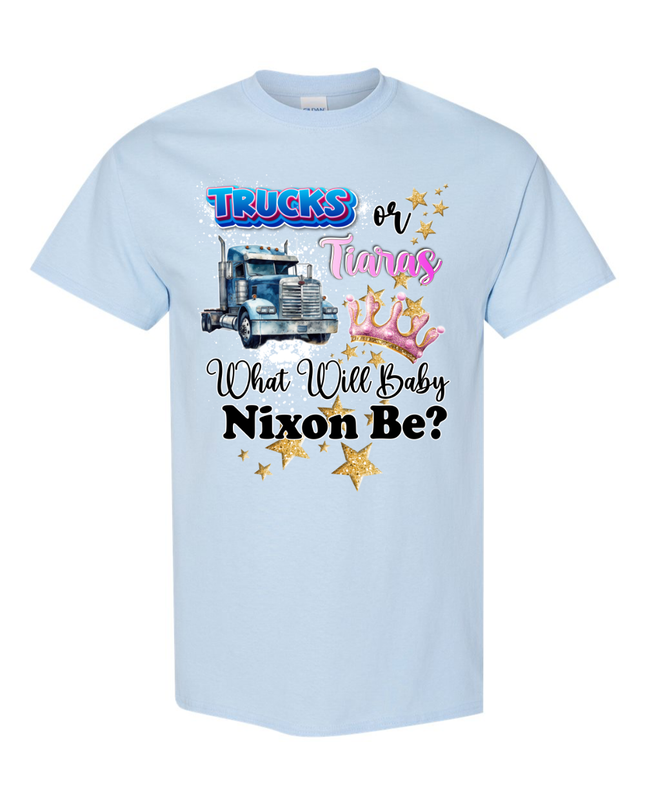 🚚👑 Trucks or Tiaras — What Will Baby Nixon Be?