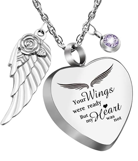 Engraved Heart Urn Necklace for Ashes