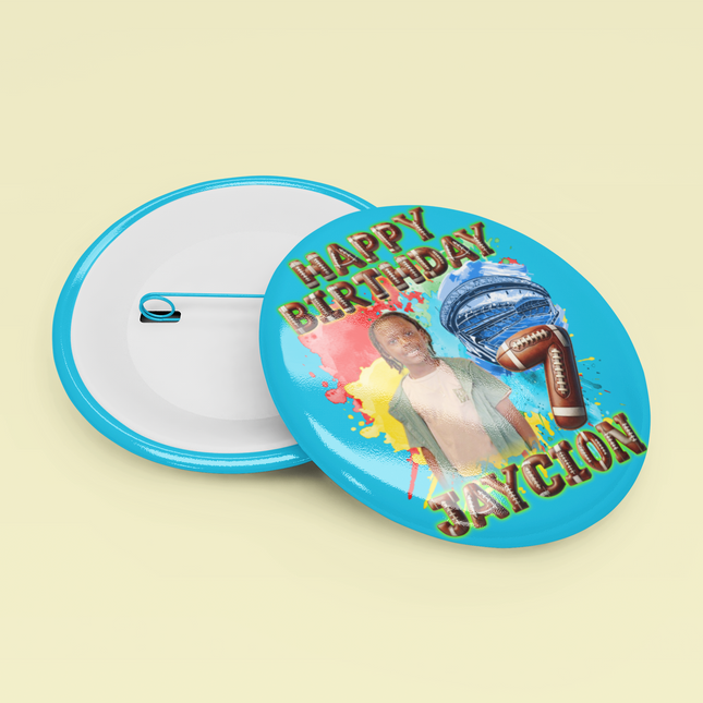 Personalized Matching Design 3" Button