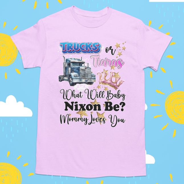 🚚👑 Trucks or Tiaras — What Will Baby Nixon Be?