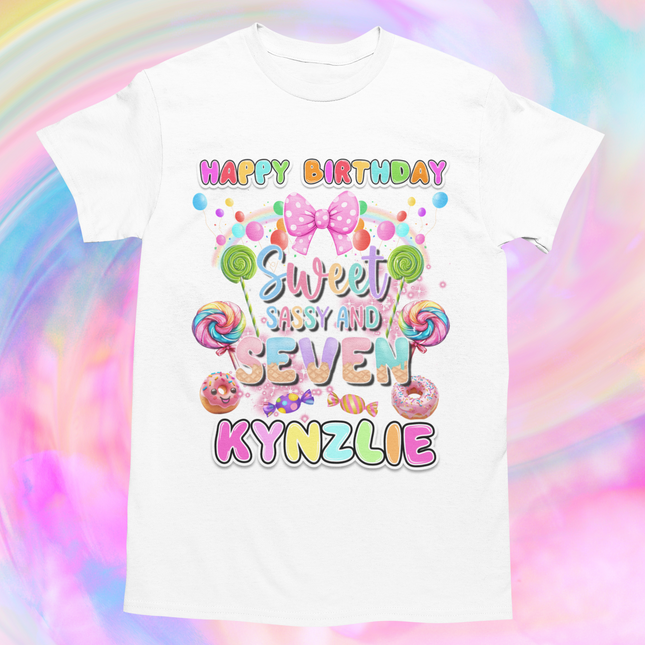 Kynzlie's Birthday. Sweet, Sassy and Seven