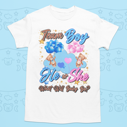 Cute Bear Gender Reveal – He or She, what will baby be?
