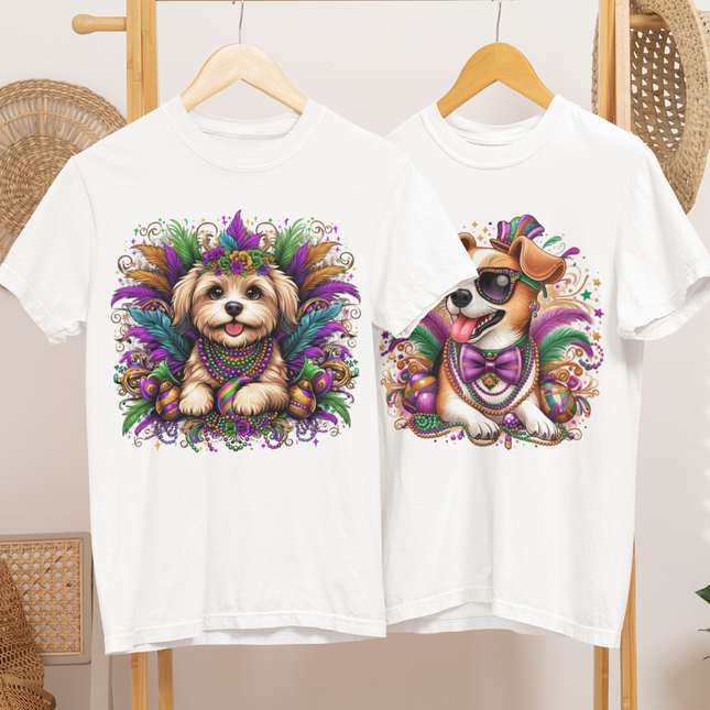 Mardi Gras Dog Design, Pick Your Own.