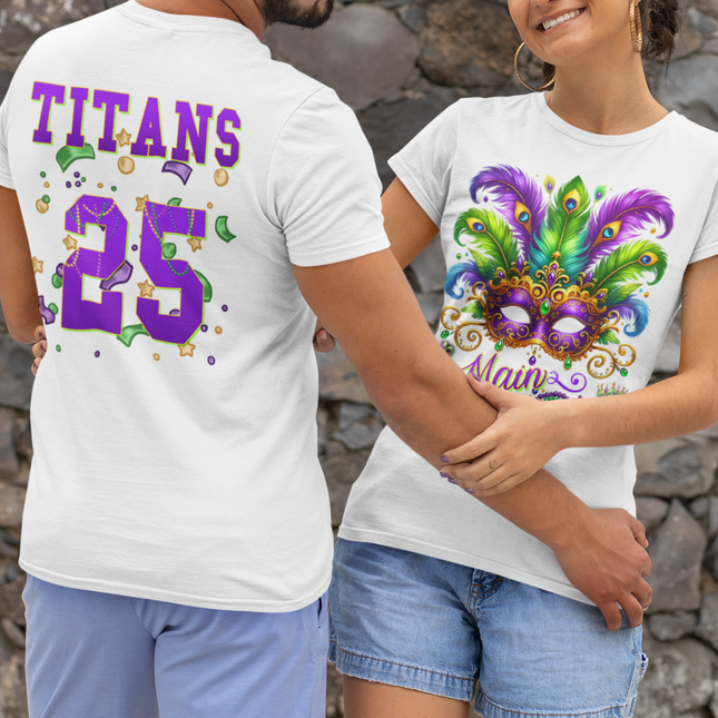 Main Krewe of Titans. Front & Back