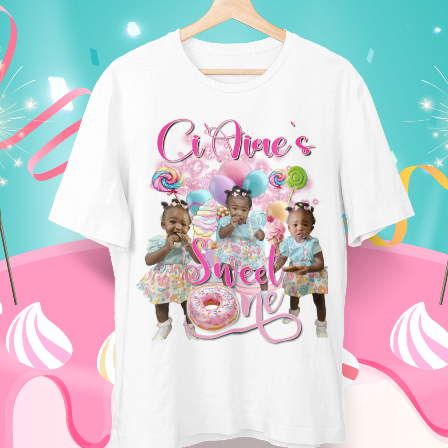 Customer's Design. Ci'Aire's Sweet One 1st birthday