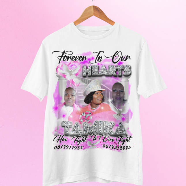 In Loving Memory of Tamika – Breast Cancer Awareness Tribute Shirt