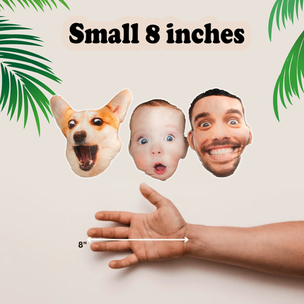 Custom Face Cut-Out Pillow