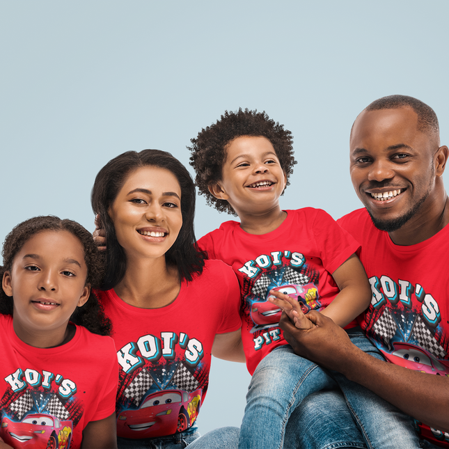 Koi's Pit Crew . Birthday Shirts