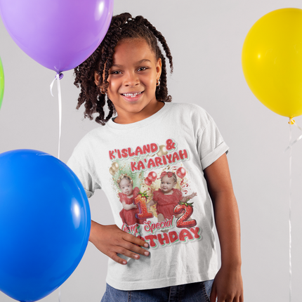Berry Sweet Birthday Shirts – K’Island’s 1st & Ka’Ariyah’s 2nd Birthday