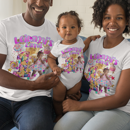 Customer's Design. Leilani's Land 1st Birthday. Candyland.