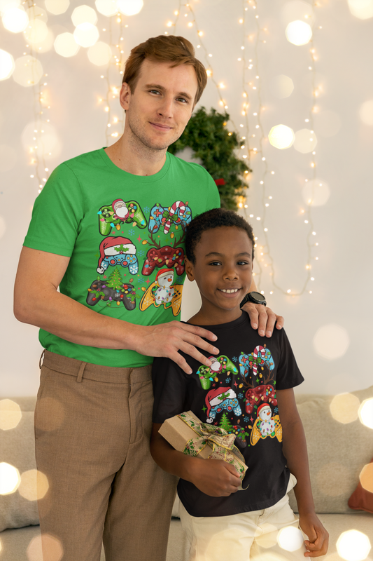 Christmas Gaming Controller T Shirt