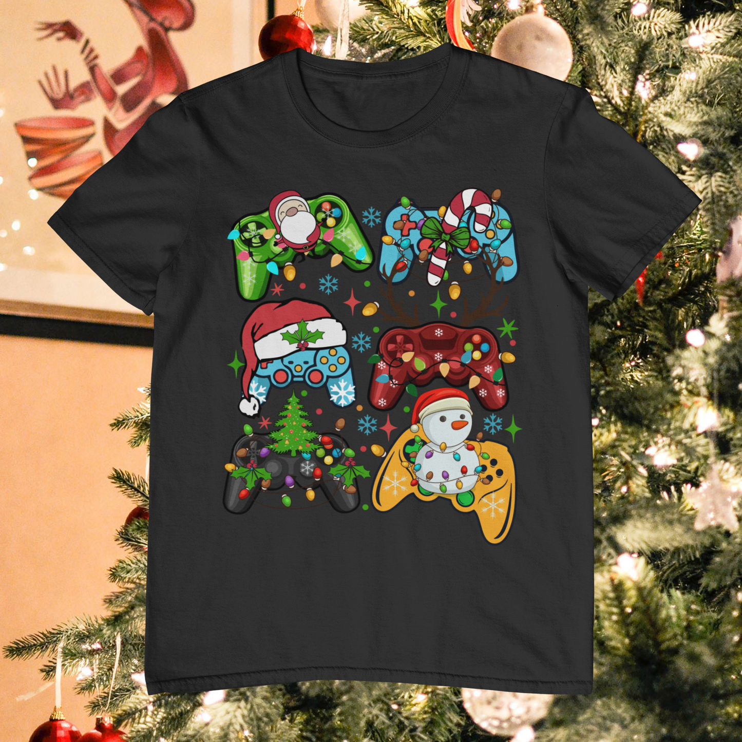 Christmas Gaming Controller T Shirt